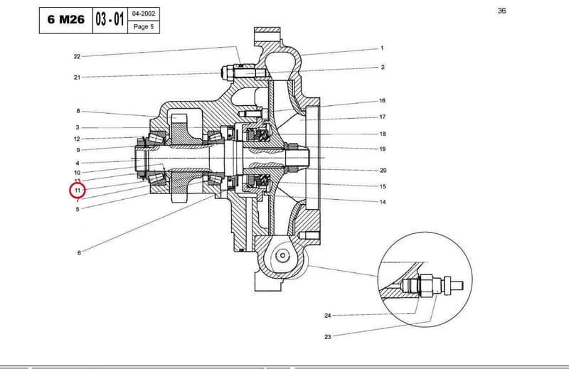CONICAL BEARING 25 52 19,2 77830490J