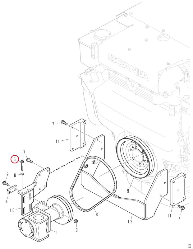 HEXAGON SCREW 808305