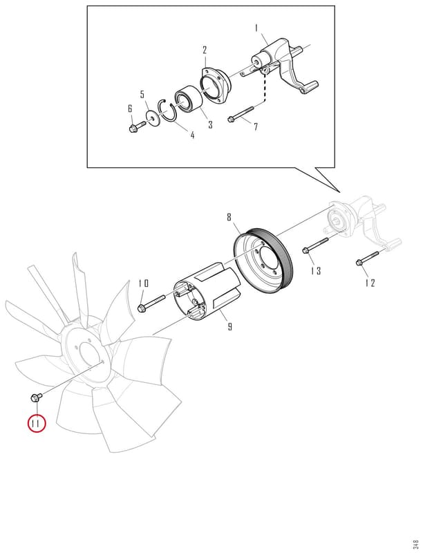 FLANGE BOLT 815047