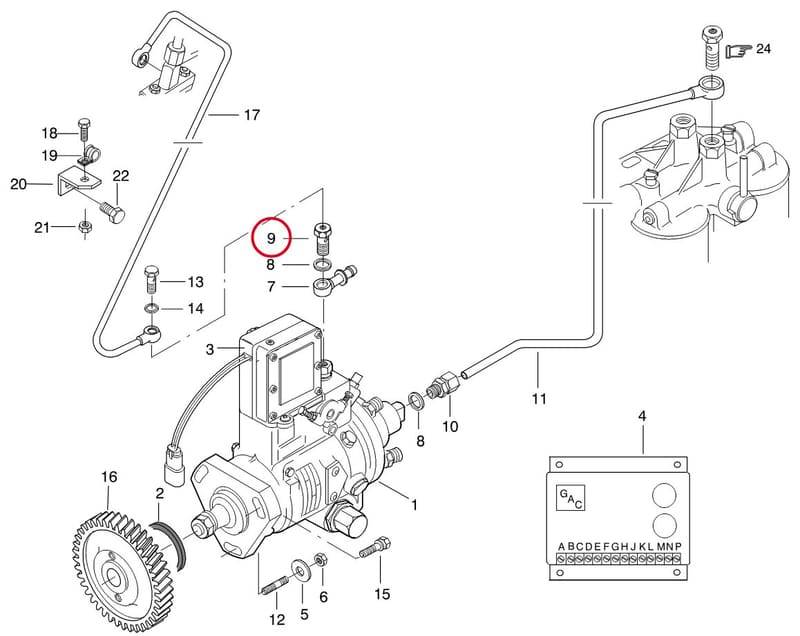 BANJO SCREW 8353 28286