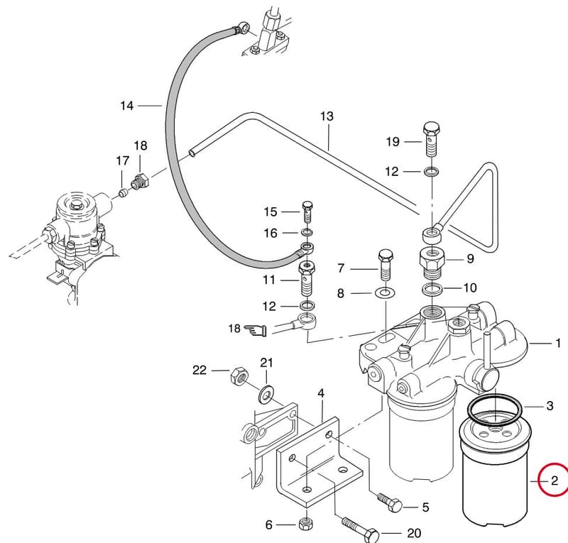 FUEL FILTER - THIS PRODUCT IS REPLACED! 8353 31343
