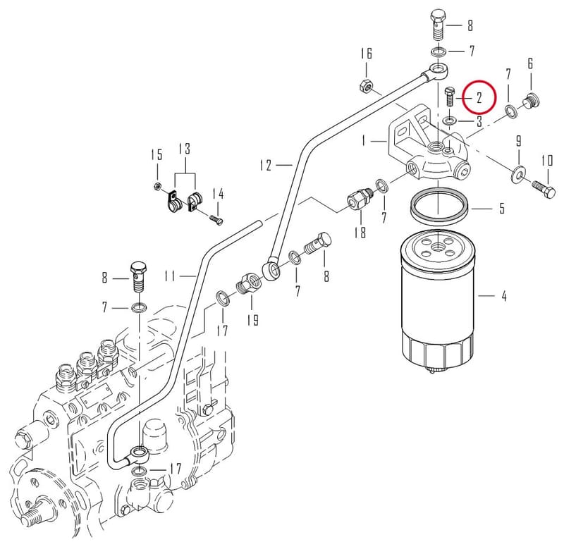 BANJO SCREW 8353 31345