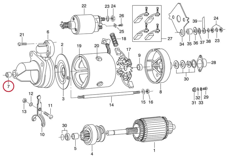 BEARING BUSH 8360 14076