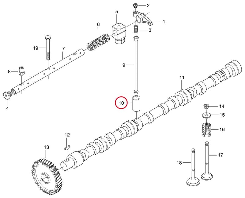 VALVE TAPPET 8360 14264