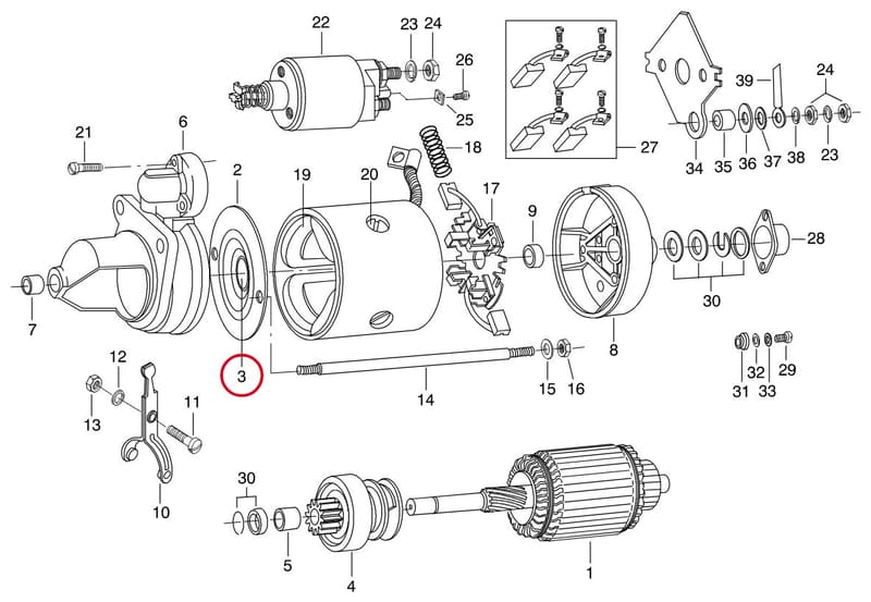 BEARING BUSH 8360 16705
