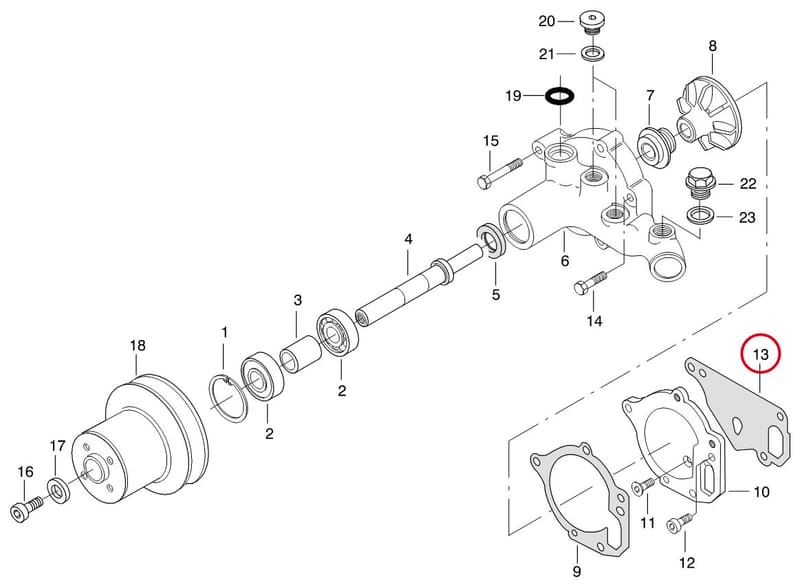 GASKET - THIS PRODUCT IS REPLACED! 8361 20129