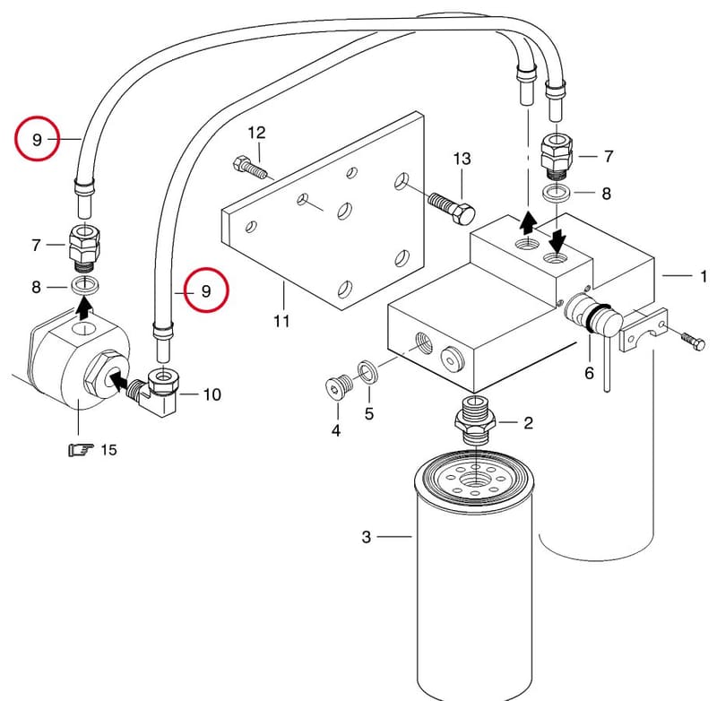 OIL HOSE 8361 20384