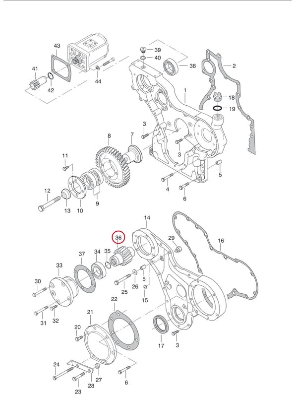 PTO GEAR 8361 22843