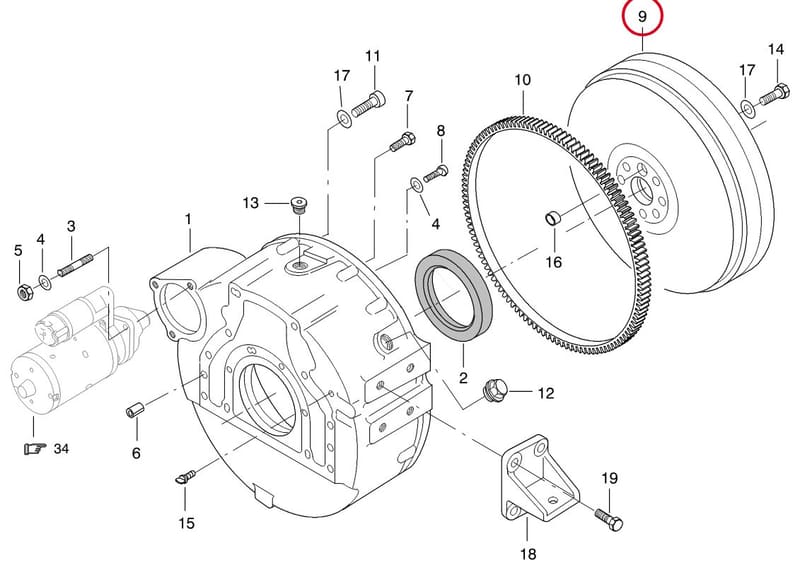 FLYWHEEL 8361 24197