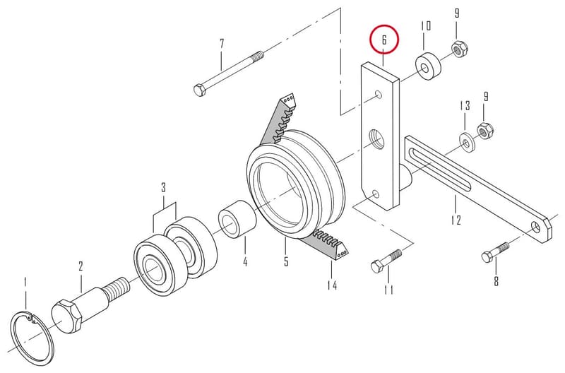 ADJUSTMENT BOLT 8361 28923