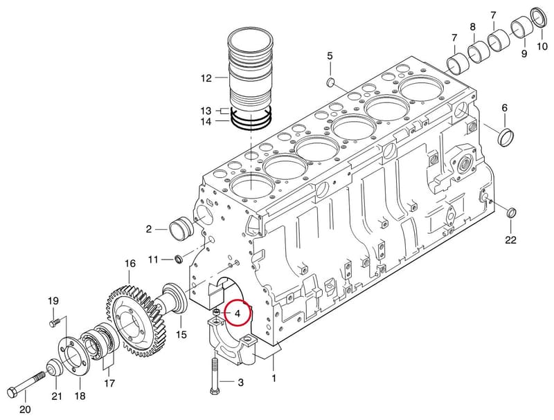 BEARING BUSH 8362 14478