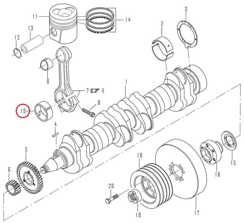CONNECTION ROD BEARING - THIS PRODUCT IS REPLACED! 8363 36302