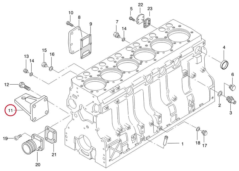 ENGINE BRACKET 8363 38946