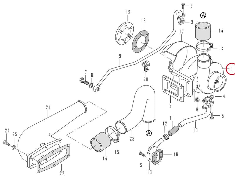 TURBOCHARGER ASS. 8363 40799