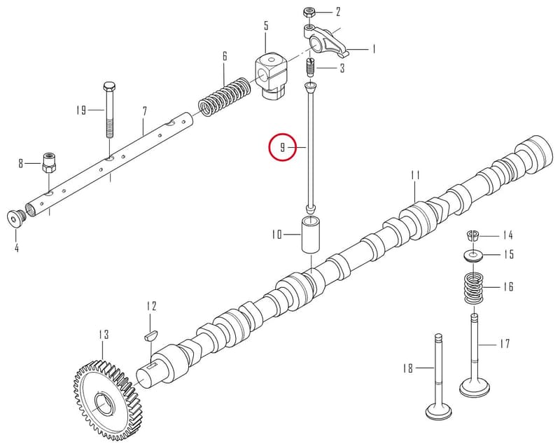 PUSHROD 8363 55872