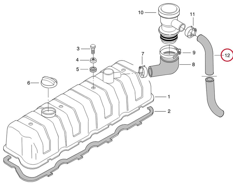 RUBBER PIPE 8363 59042