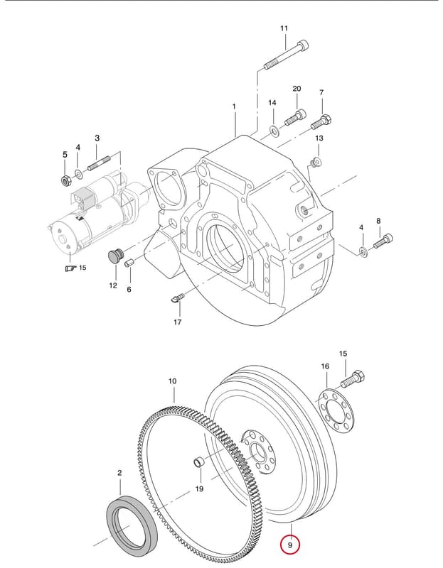 FLYWHEEL 8363 59393