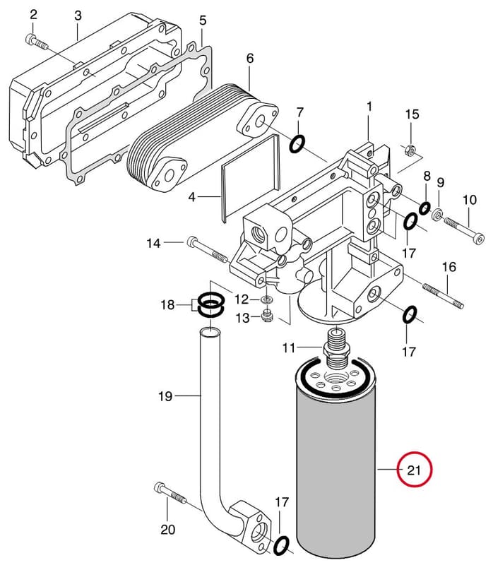 Oliefilter, SISU - THIS PRODUCT IS REPLACED! 8363 79588