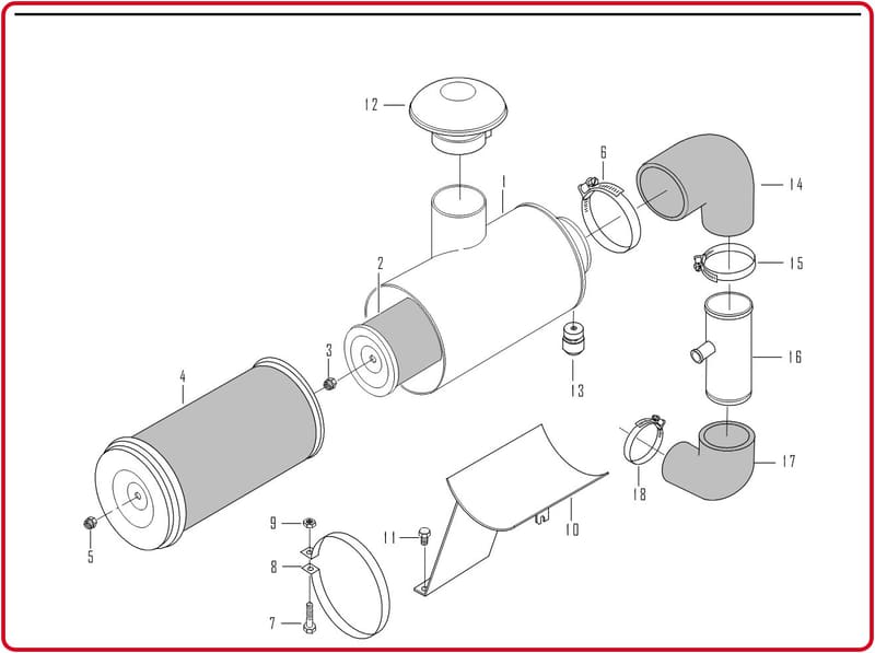 AIR FILTER 8363 99200