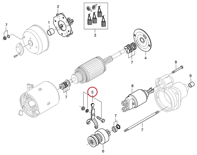 SHIFT LEVER SET 8366 40955