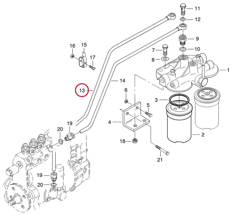FUEL PIPE 8366 52736