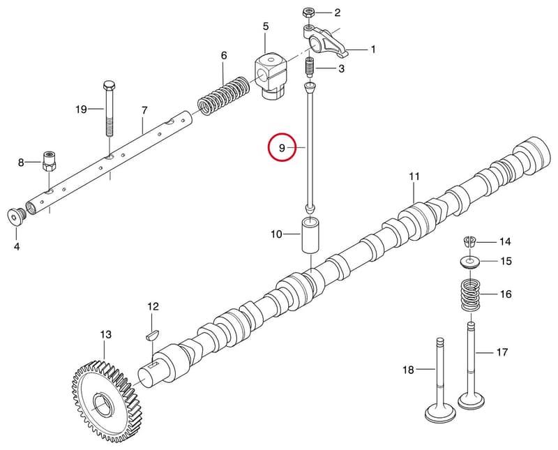 PUSHROD - THIS PRODUCT IS REPLACED! 8366 55867