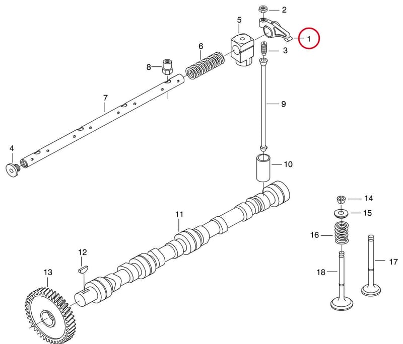 ROCKERARM - THIS PRODUCT IS REPLACED! 8366 55873