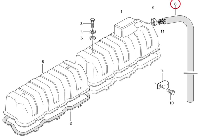 RUBBER PIPE 8366 59918
