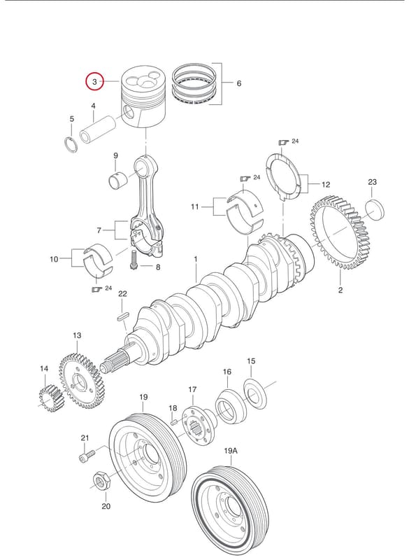 PISTON 8366 66103