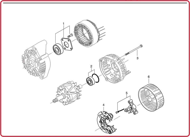 ALTERNATOR 60A- THIS PRODUCT IS REPLACED! 8366 66722