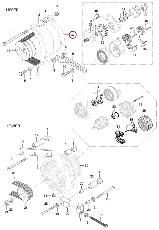 ALTERNATOR 8366 66738