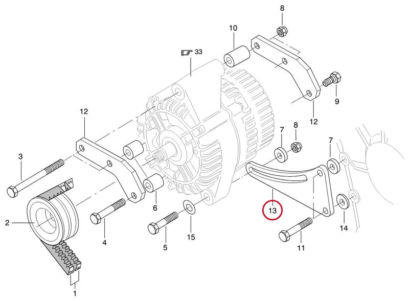 BELT TENSIONER 8366 67396