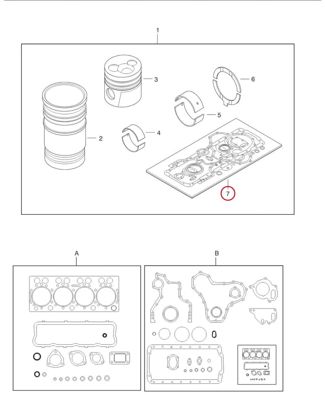 ENGINE GASKET KIT 8367 40333
