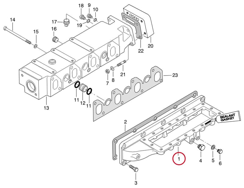 INTAKE MANIFOLD 8367 55551