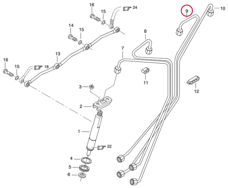 INJECTION PIPE 8367 55824