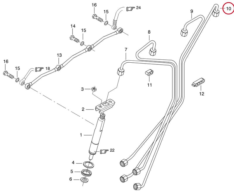 INJECTION PIPE 8367 55825