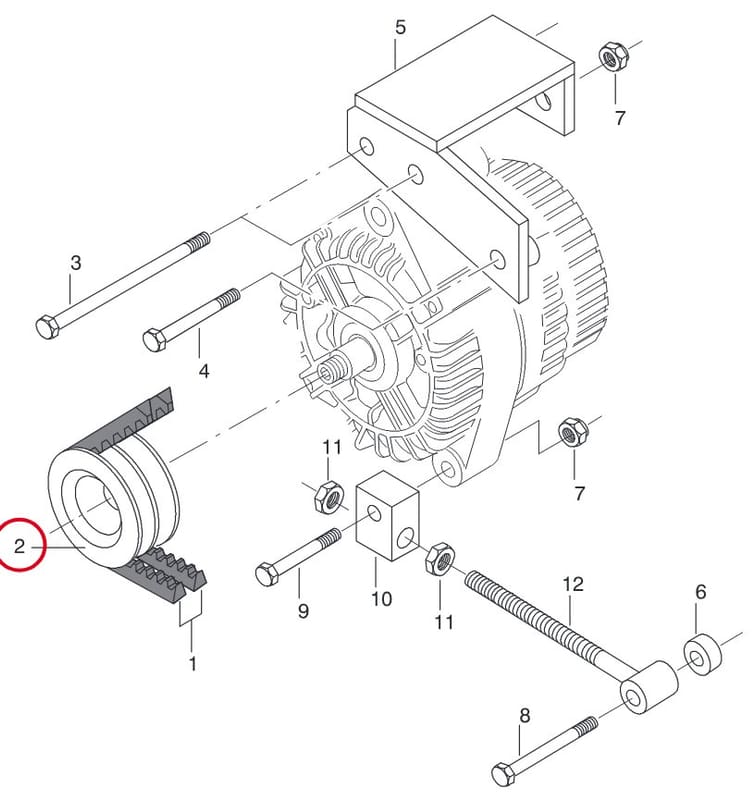 PULLEY 8367 55887