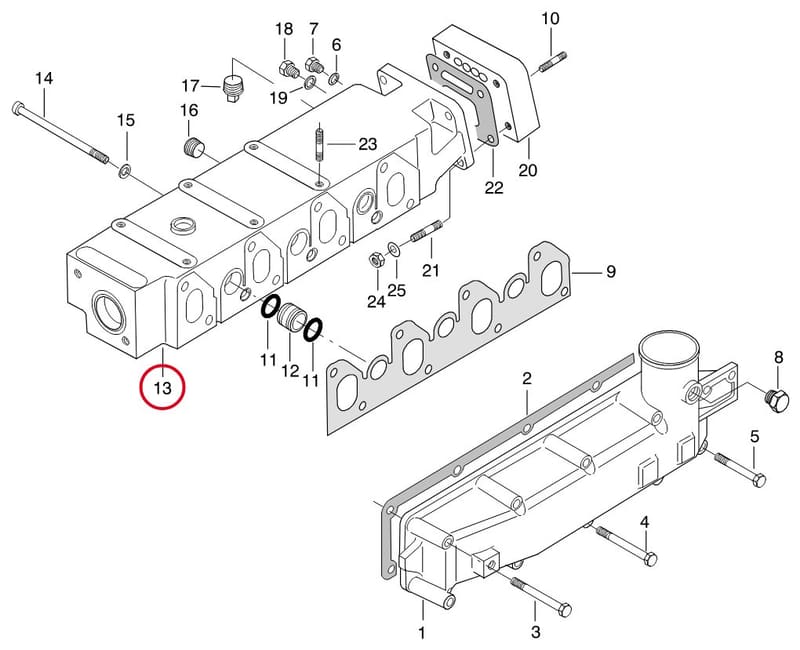 EXHAUST MANIFOLD 8367 62355