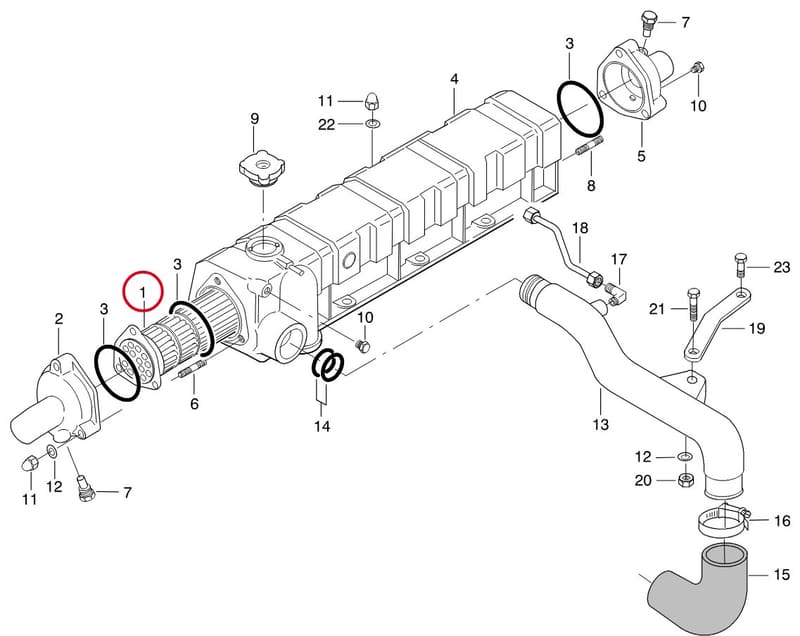 HEAT EXCHANGE ELEMENT 8367 62367