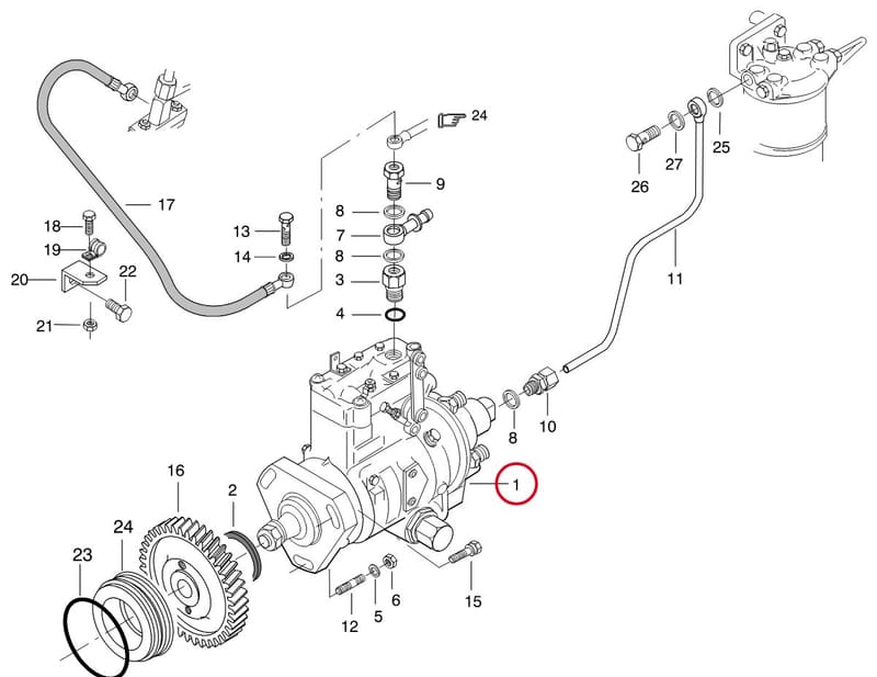 FUEL PUMP 8367 72580