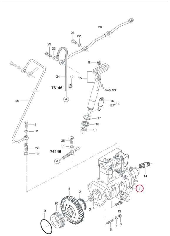 Injection pump 8367 72582