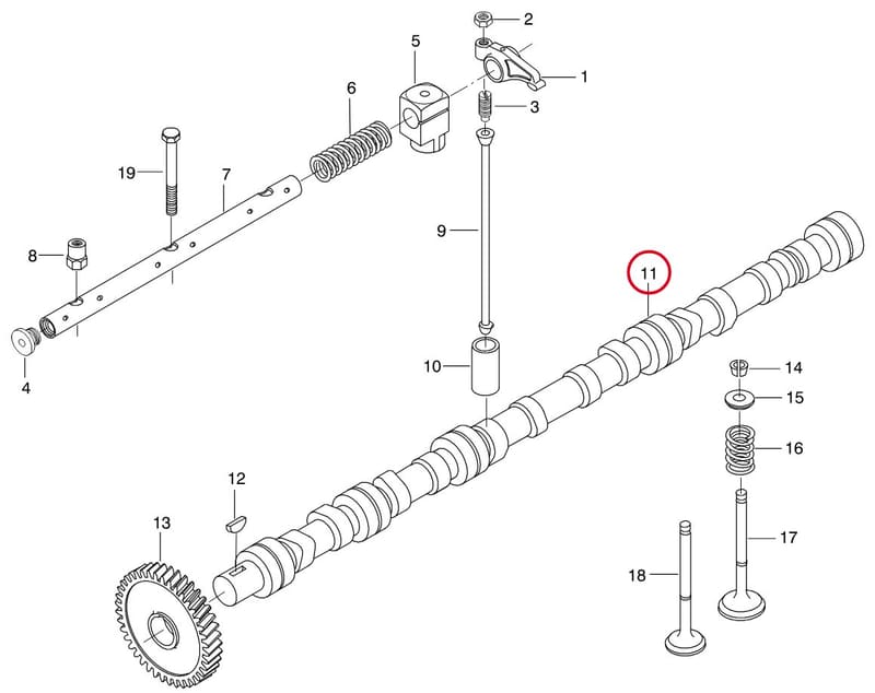 CAMSHAFT - THIS PRODUCT IS REPLACED! 8368 46376