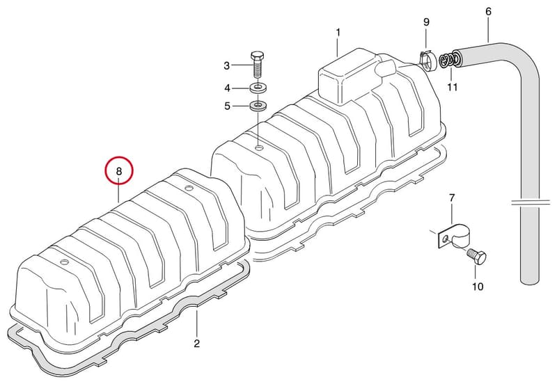 VALVE COVER 8368 46448