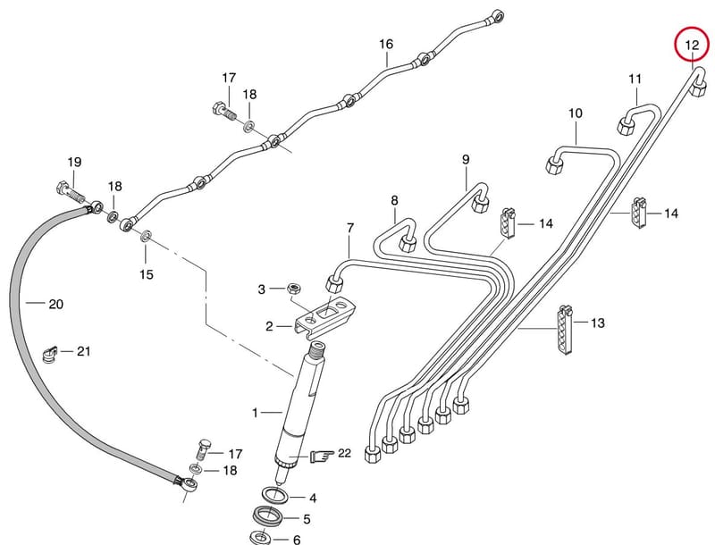 INJECTOR PIPE 8368 52330