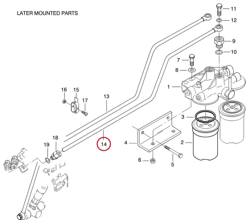 FUEL PIPE 8368 52456