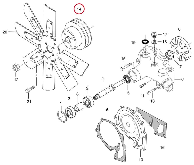 PULLEY 8368 52934