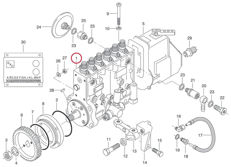 INJECTION PUMP 8368 54868