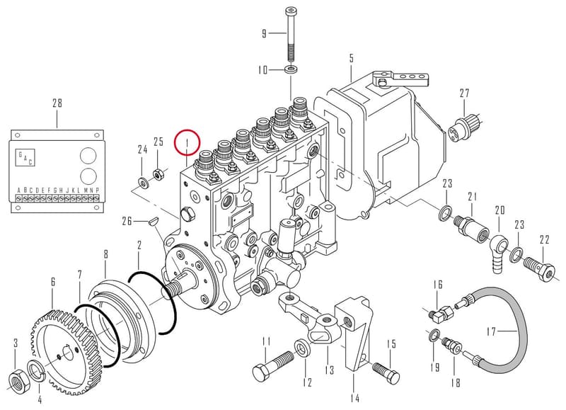 FUEL PUMP 8368 54907