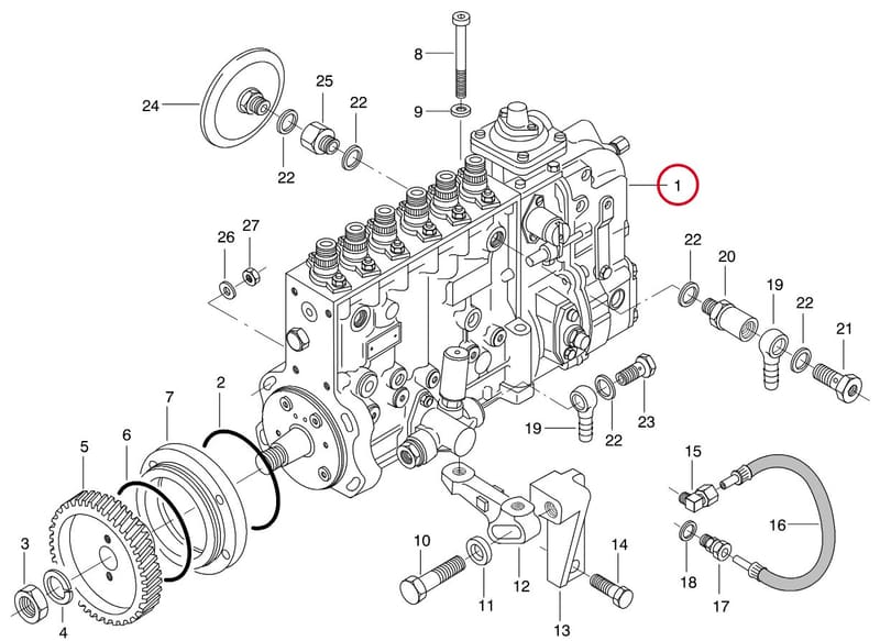 INJECTION PUMP ASS. 8368 54943