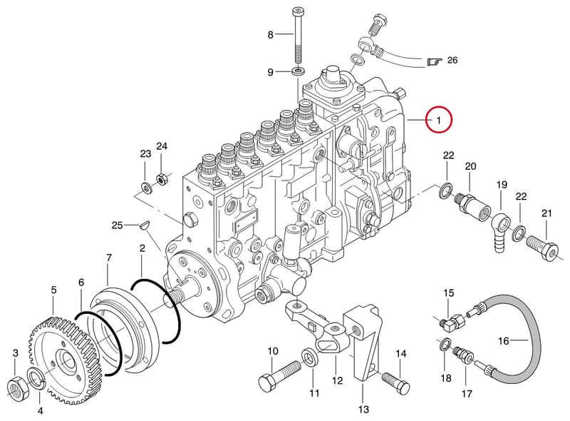 FUEL OIL PUMP 8368 54989